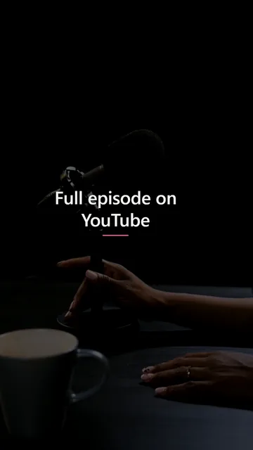The endcard of the TikTok variant for Marketing Lines: the card with the line 'Full episode on YouTube' in the reveal motion title