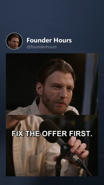 Spotlight UI guide over the same Founder Hours variant