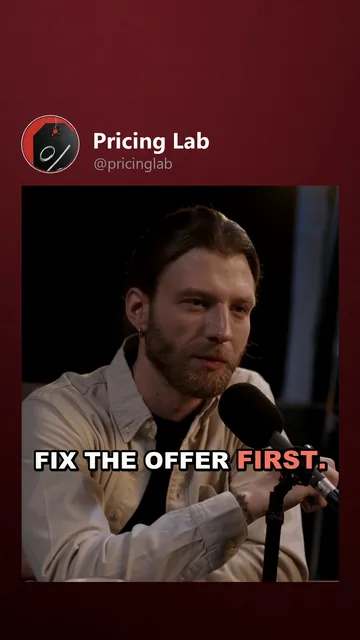 X video UI guide over Pricing Lab's X variant: the areas the platform's own controls cover, from the app's Video tab safe-zone overlay